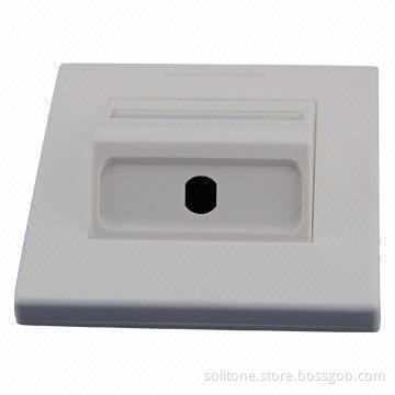 1-port FC Fiber-optic Faceplate, Made of ABS Material